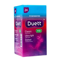 Презервативы DUETT Mix 24 шт